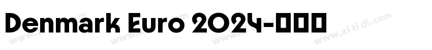 Denmark Euro 2024字体转换